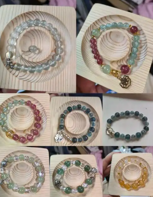 What materials are needed to prepare a homemade crystal bracelet